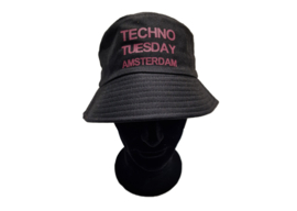 Techno Tuesday Amsterdam bucket hat black