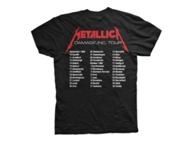 Metallica T-Shirt Master of Puppets European Tour '86