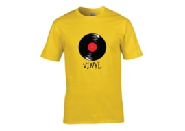 Vinyl t-shirt men
