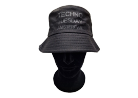 Techno Tuesday Amsterdam bucket hat black