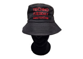 Techno Tuesday Amsterdam bucket hat black