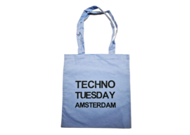 Techno Tuesday Amsterdam tote bag coloured
