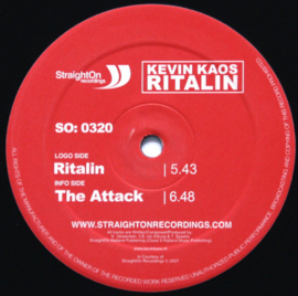 Kevin Kaos – Ritalin - SO:0320 - StraightOn Recordings