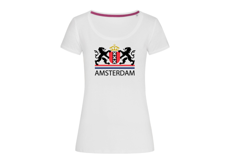 Amsterdam Coat of Arms t-shirt woman body fit