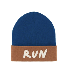 Beanie Little Gang 'Run' Caramel/Blue