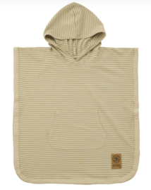 Poncho Sandy Beach/Olive Green