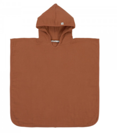 Muslin Poncho Roest