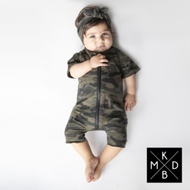 Playsuit Army Korte Pijpjes