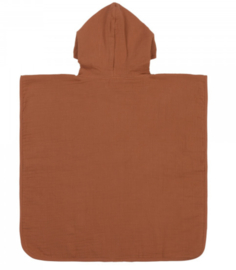 Muslin Poncho Roest