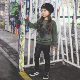 Reversible Beanie Army-Black