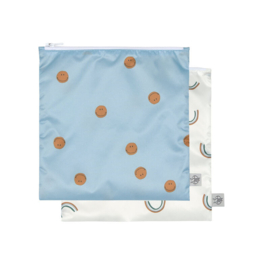 Snack Bag Happy Rascals Smile Sky Blue