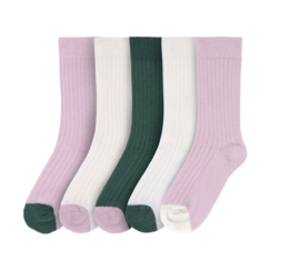 Ribbed Socks Little Gang Lilac