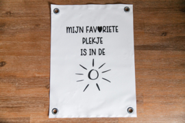 Tuinposter Favoriete plekje in de zon