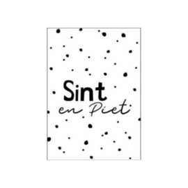 minikaartje Sint en Piet