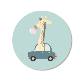 sticker giraf - per 5