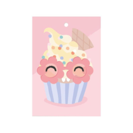 cadeaulabel cupcake