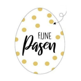 cadeausticker fijne Pasen - per 5