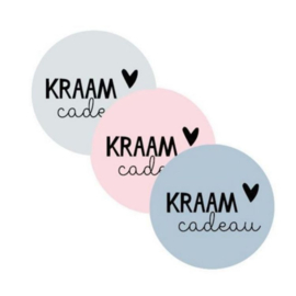 sticker kraamcadeau  - per 3