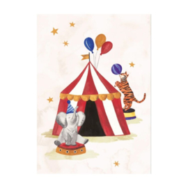 ansichtkaart circus