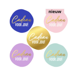 sticker cadeau - per 5