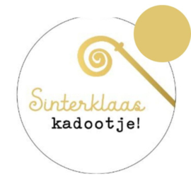 sticker Sinterklaas kadootje - per 5