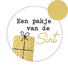 sticker pakje van de Sint - per 5