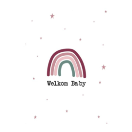 ansichtkaart welkom baby