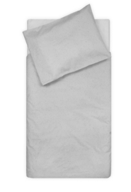 Dekbedovertrek babybed grijs 100 x 140 cm