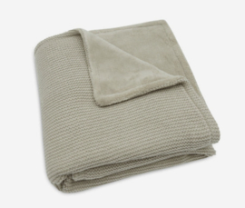 Deken wieg Basic Knit / Fleece - 75x100