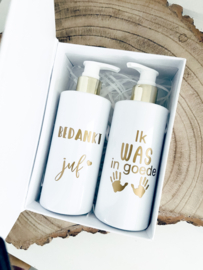 Luxe giftbox 'voor de liefste juf'