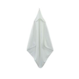 Badcape met naam - Wit