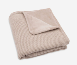 Deken wieg Basic Knit / Fleece - 75x100