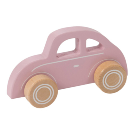 Roze speelgoedauto - gepersonaliseerd met naam