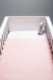 Dekbedovertrek babybed blush 100 x 140 cm