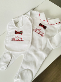 Medium slab met strik - Merry Christmas