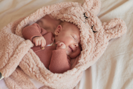 Wikkeldeken Bunny - Pale pink