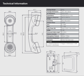 Telephone Handset retro style