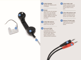 Telephone Handset retro style