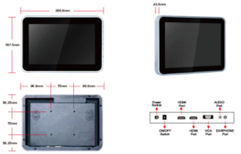 MAV Display touch 10.1" Projected capacitive