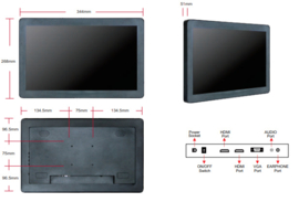 MAV Display touch 15.6" Projected capacitive