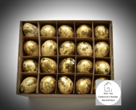 Kwarteleitjes "goud" 60 stuks
