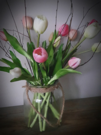 Real touch tulp wit