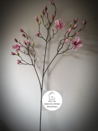 Zijde Magnolia pink-roze 125 cm lang