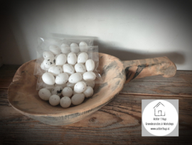 Plastic eitjes in zakje 12 stuks
