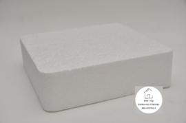 Styropor vierkant afgerond 15x15x7