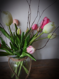 Real touch tulp wit