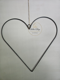 Metalen hart frame 60 cm