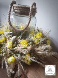 Droogbloemen krans