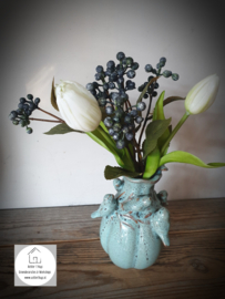 Vaas groen birds
