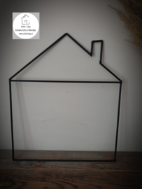 Metalen frame huis hanger 40x47